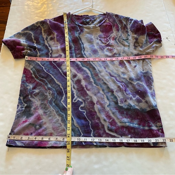 All Saints Geode Tie Dye Tee Tshirt Mens Size XXL Crewneck Shirt Short Sleeve - Picture 8 of 10